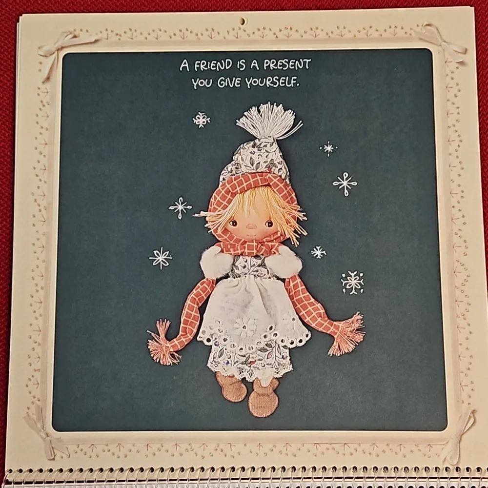 Betsey Clark's 'Friendship' calendar 1995 Hallmark UNUSED frame the art vintage